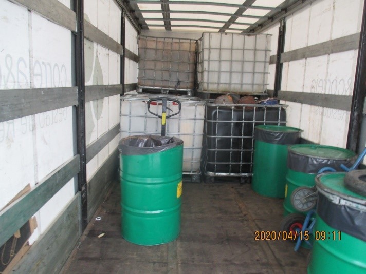 Recolha de resíduos não valorizáveis nas instalações de Portalegre – COCS.