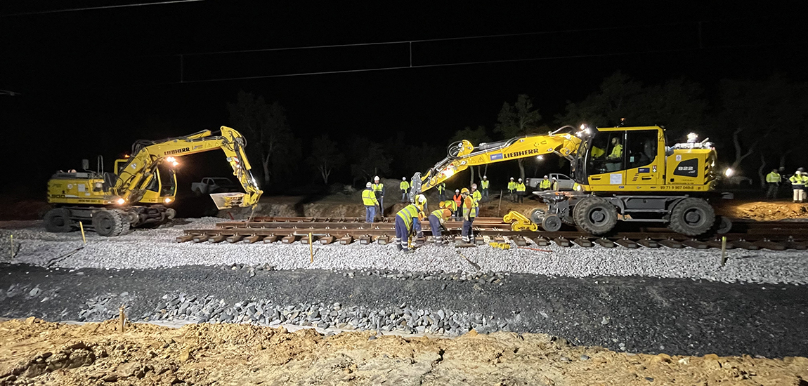 Estudantes da 1ª Pós-Graduação em Engenharia Ferroviária do ISEL visitam os trabalhos na futura estação de Abela, na Linha de Sines
