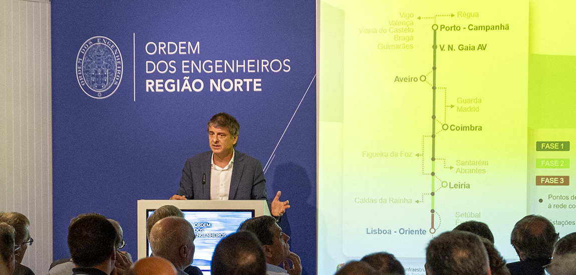 Carlos Fernandes, Vice-presidente da IP apresenta a Linha da Alta Velocidade