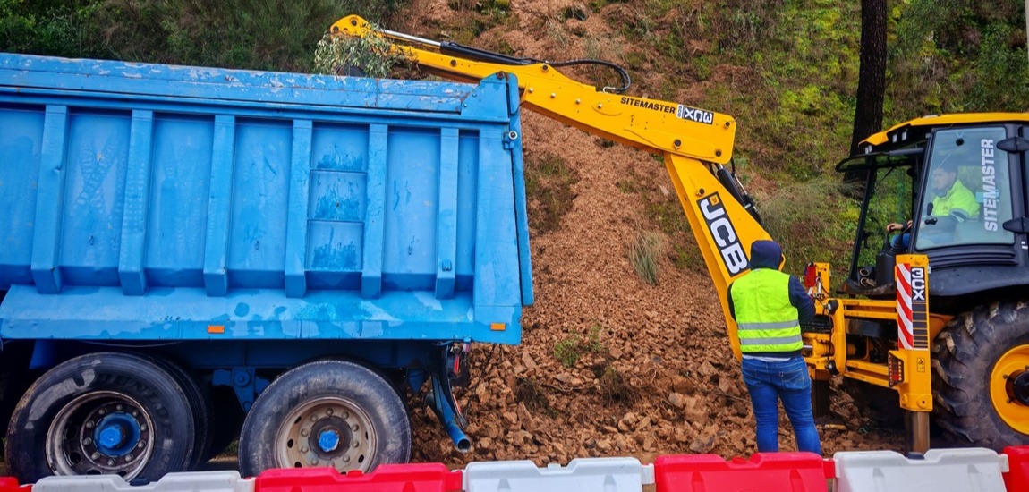 Mobilização de meios no terreno