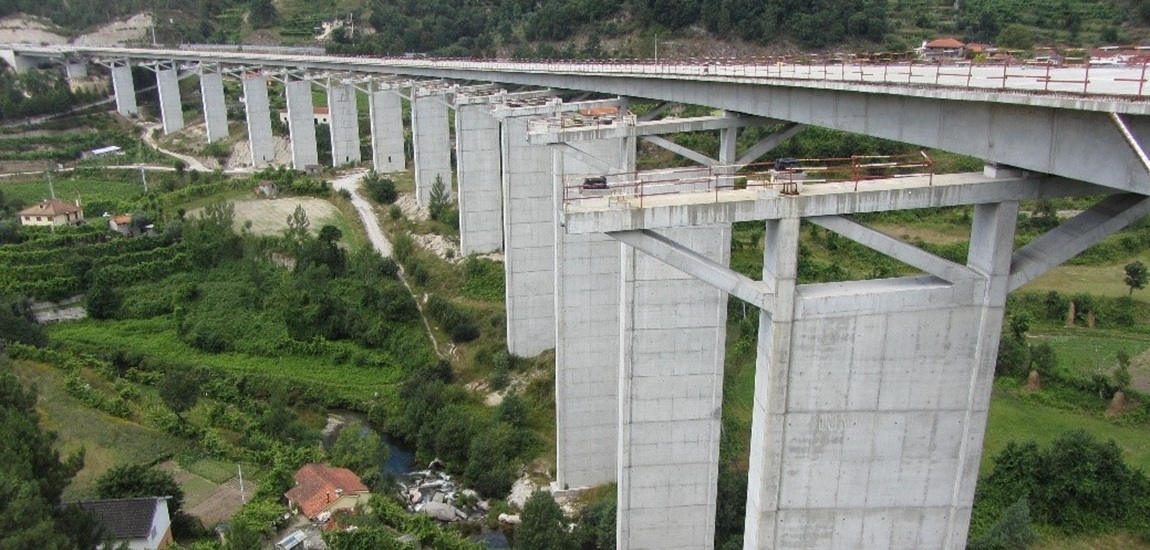 Construção do Túnel do Marão