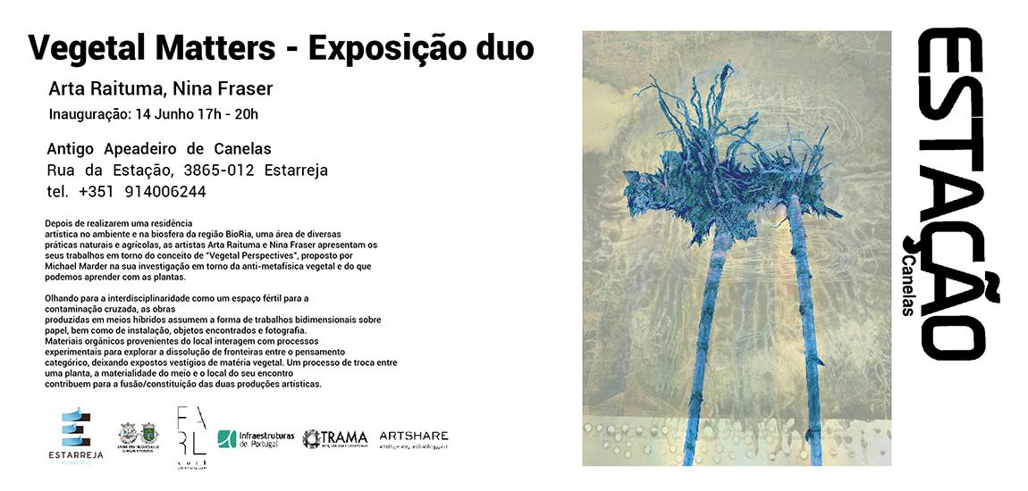 Cartaz da exposição "Vegetal Matters - Exposição duo": fotografia 1