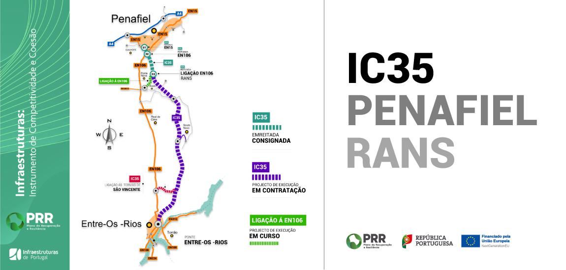 IC35 - Penafiel (EN15) / Rans | Infraestruturas de Portugal