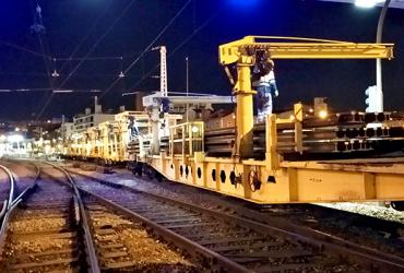 Empreitada de reabilitação de via na Linha de Cascais