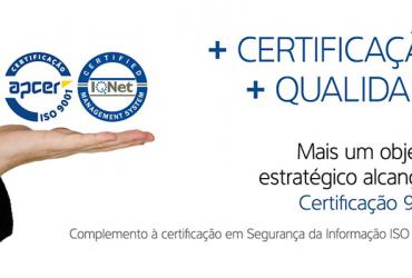 IP Telecom obtém certificação ISO 9001:2015