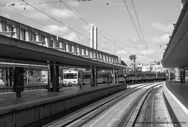 Linha de Cascais. Estação do Cais do Sodré. Fotografia de Onésimo Costa