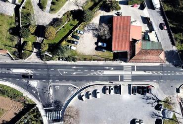 atravessamento pedonal na EN13