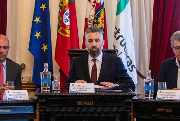 Construção do troço do IC35 entre Penafiel e Rans.