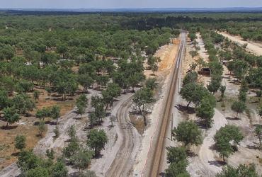 Linha do Sul, troço Ermidas do Sado - Grândola Norte