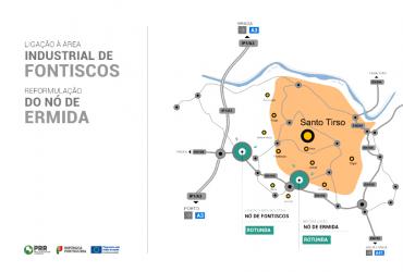 Arranque da empreitada para a ligação à área Industrial de Fontiscos e de reformulação do Nó de Ermida, em Santo Tirso