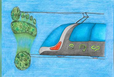 Concurso Nacional de Desenho sobre Transporte Ferroviário  - 1 Prémio