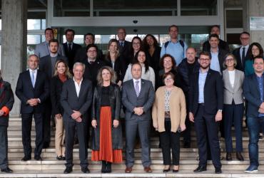 IP recebe comitiva da Agência Nacional de Transportes Terrestres do Brasil 