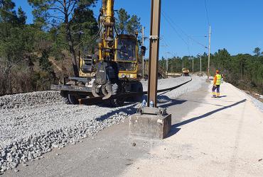 Trabalhos Linha do Norte, entre Pampilhosa e Souselas