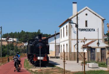 Ecopista do Dão, com plano da estação