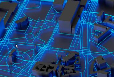 Instalação de sistema de monitorização em pavimento.