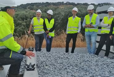 Visita dos alunos do ISEL aos trabalhos da nova Linha de Évora - Foto 2
