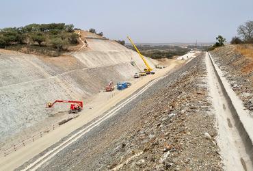 A IP realiza visitas a obras geotécnicas na Linha de Évora.