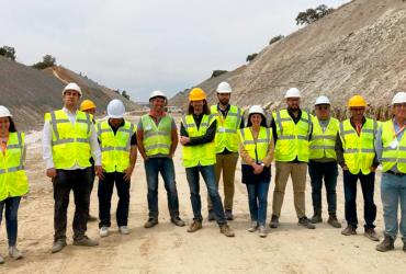 A IP realiza visitas a obras geotécnicas na Linha de Évora.