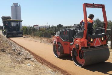 Obras da Ecopista do Ramal de Reguengos
