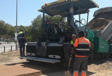 Obras da Ecopista do Ramal de Reguengos