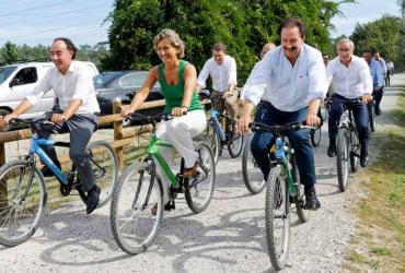 Inauguração do último troço da Ecopista do Vouga 