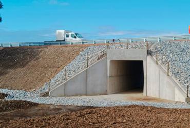 Reconstrução da Passagem Hidráulica e da Plataforma Rodoviária ao quilómetro 154,500 da EN243