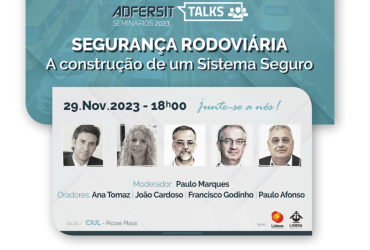  IP participa no seminário “Segurança Rodoviária” da ADFERSIT