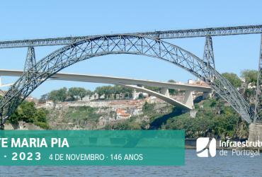 Ponte Maria Pia celebra 146 anos