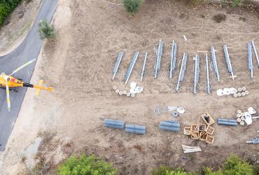 Montagem de barreiras dinâmicas na Linha da Beira Baixa