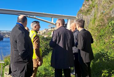 Visita coordenada pela IP à Ponte Maria Pia 