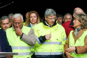 Visita às Obras do Sistema de Mobilidade do Mondego.