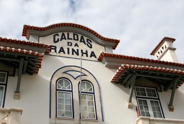 Estação de Caldas da Rainha, na Linha do Oeste
