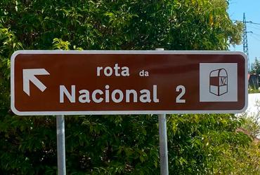 Trabalhos de demarcação na Rota EN2: fotografia 1
