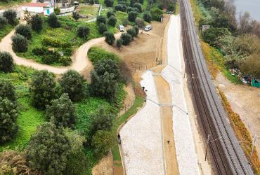  Concluída a estabilização do talude de escavação na Linha do Norte: fotografia 1