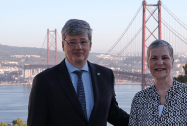 Miguel Cruz, Presidente da IP, e Monika Heiming, Diretora executiva da IP: fotografia 1