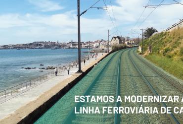Imagem - Obras de modernização da Linha de Cascais