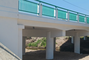 Detalhe da obra de reabilitação da Ponte sobre o Rio Torto: fotografia 2