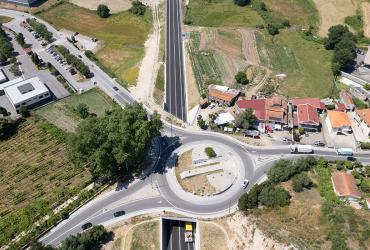 Imagem do novo troço IC35, entre Penafiel e Rans