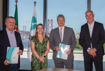Cerimónia de consignação para construção de duas rotundas na EN3: fotografia 1