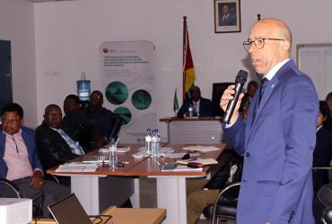 Fotografia da sessão do workshop com o Ministério das Obras Públicas de Moçambique: fotografia 2