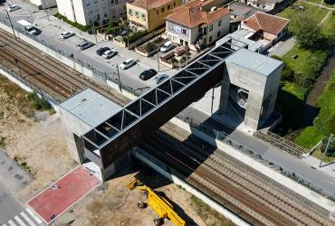 Imagem 1 Linha do Norte - Conclusão da empreitada de Reabilitação Integral de Via entre Espinho e Vila Nova de Gaia