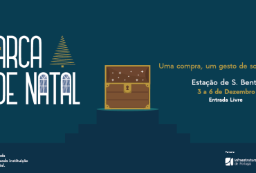 Arca de Natal na Estação de São Bento