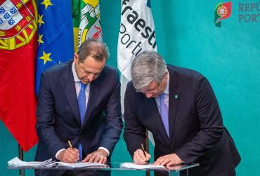 Imagem 1 - Consignação da empreitada de duplicação e requalificação do troço do IP3