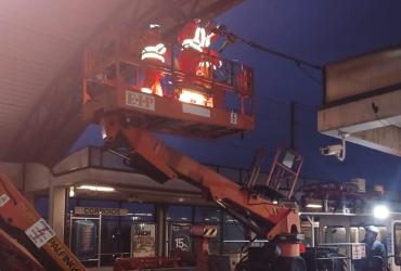 Imagem - Equipa IP a trabalhar na reposição das condições para retoma da circulação ferroviária