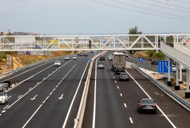 Imagem 1 - Novo ramo de ligação direta entre o IC20 e a Ponte 25 de Abril