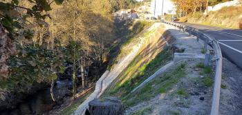 talude de aterro na EN15