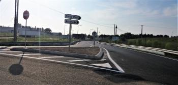 parte do troço reabilitado entre Alcanede e Santarém