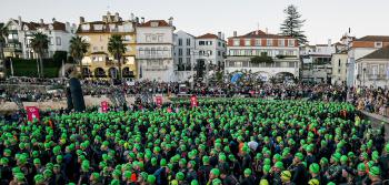 Vista geral do recinto da prova 