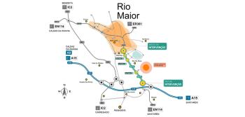 Infografia da Variante de Ligação da Zona Industrial de Rio Maior à EN114