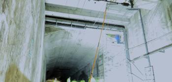 Imagem do Túnel de Campanhã, na Linha do Minho